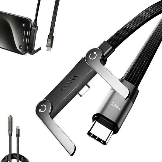 𝟐𝟒𝟎𝐖 𝐅𝐚𝐬𝐭 𝐂𝐡𝐚𝐫𝐠𝐢𝐧𝐠 𝐂𝐚𝐛𝐥𝐞 𝐰𝐢𝐭𝐡 𝐅𝐨𝐥𝐝𝐚𝐛𝐥𝐞 𝐏𝐡𝐨𝐧𝐞 𝐒𝐭𝐚𝐧𝐝